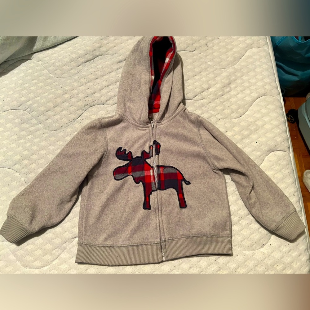 Carters Toddker zippered hoodie size 24mths